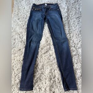 True Religion Dark Blue Women's Skinny Jeans